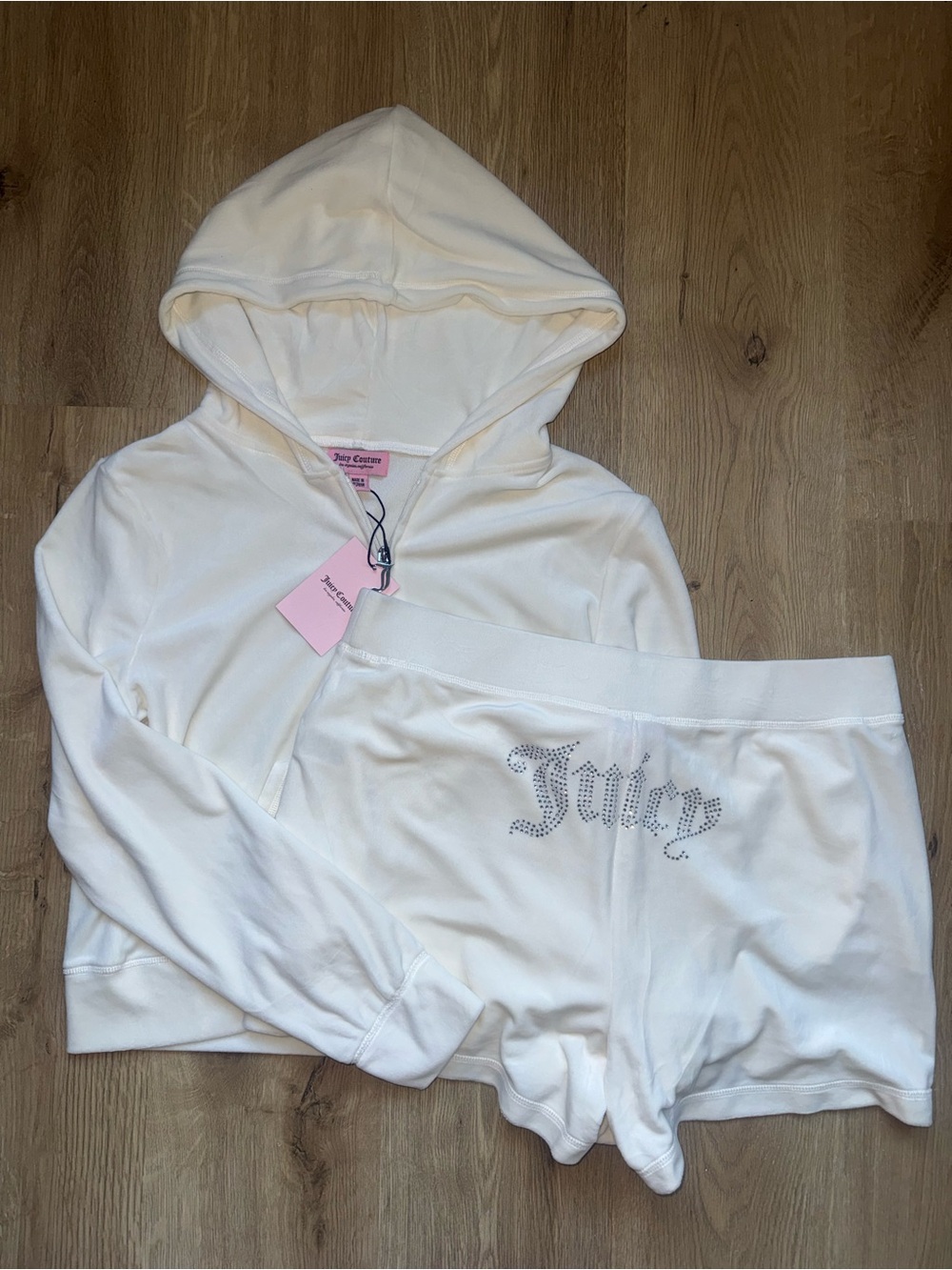 Juicy Couture Velour Rhinestone Tracksuit - XL